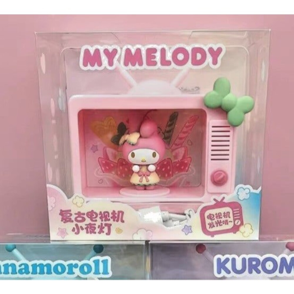 MINISO My Melody TV Model Figure Toy LED Night Light Gift